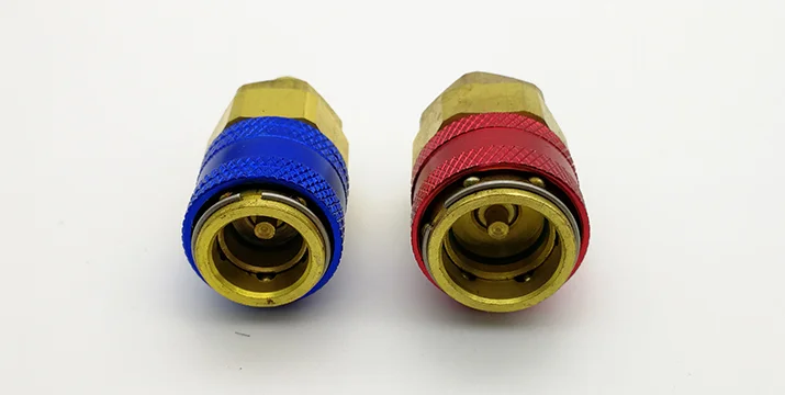 R134A all copper auto quick joint fluorine conversion joint adjustable quick J03