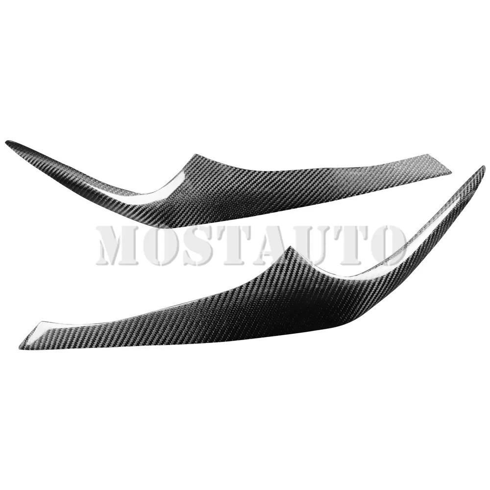 Carbon Fiber Headlight Eyebrows Eyelids Covers for 2000-2009 Peugeot 206  206cc