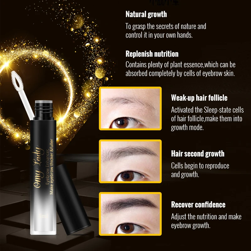 OMY LADY Eyebrows Enhancer Rising Eyebrows Growth Serum Eyelash Growth Makeup Eyebrow Longer Thicker Cosmetic Make up Tool OMY LADY Eyebrows Enhancer Rising Eyebrows Growth Serum Eyelash Growth Makeup Eyebrow Longer Thicker Cosmetic Make up Tool