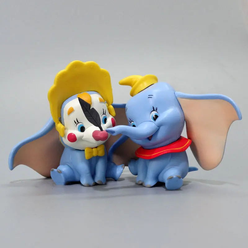10 см Дисней слон Дамбо Dumbo мультфильм осанка аниме украшения ПВХ фигурку игрушки