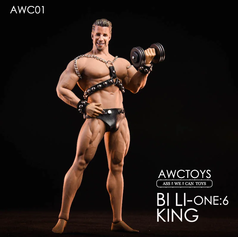 Коллекционные 1/6 весы полный набор AWCTOYS AWC01 Bi Li King Head Набор для лепки и одежды для 1" M35 Muscler Мужской Корпус