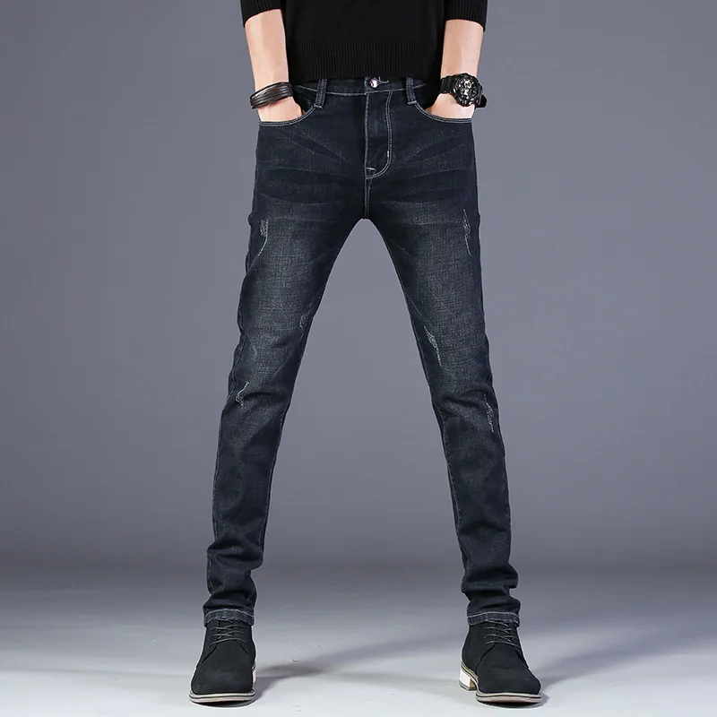 

Denim Jeans Pants Jeans Male Jeans For Mens Slim Fit Classic Designer Trousers Casual Skinny Straight Autumn Streetwear MOOWNUC
