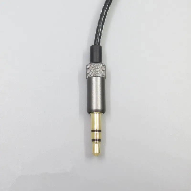 OOTDTY 1,2/2 м кабель для наушников hd414 hd650 hd600 hd580 hd25 шнур для гарнитуры, плетеный шланг комплект