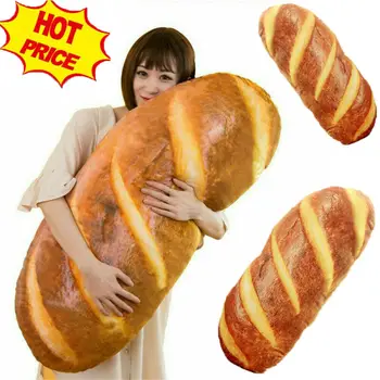 

2020 Newest Hot Creative Butter Bread Shape Throw Pillow Simulation Novelty Food Cushion Plush Toy Sofa Bed Decoration
