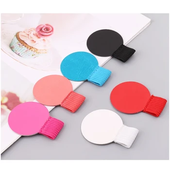 

3 Pcs Round Self-Adhesive Leather Pen Holder with Elastic Loop for Notebooks Journals Calendars and Planners
