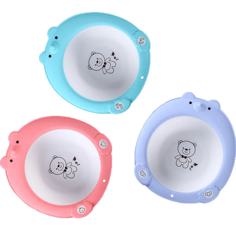 

Infant Wash Basin 3 PCs Primary Newborn Children Toiletries She Butt Cartoon Pp for Baby Basin Small Bason