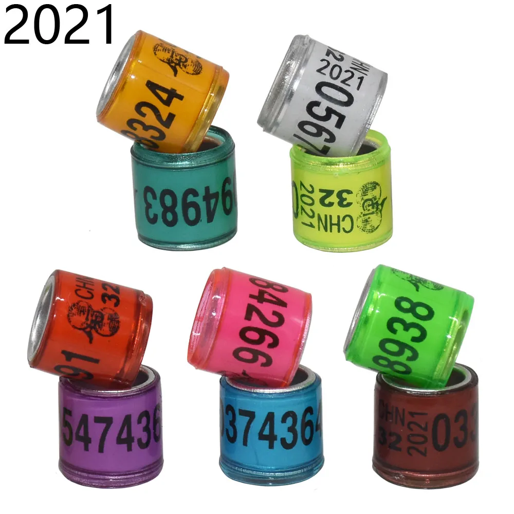 Foot-Ring Pigeon Multicolor Racing with Quality Durable Bird-Tools 50pcs