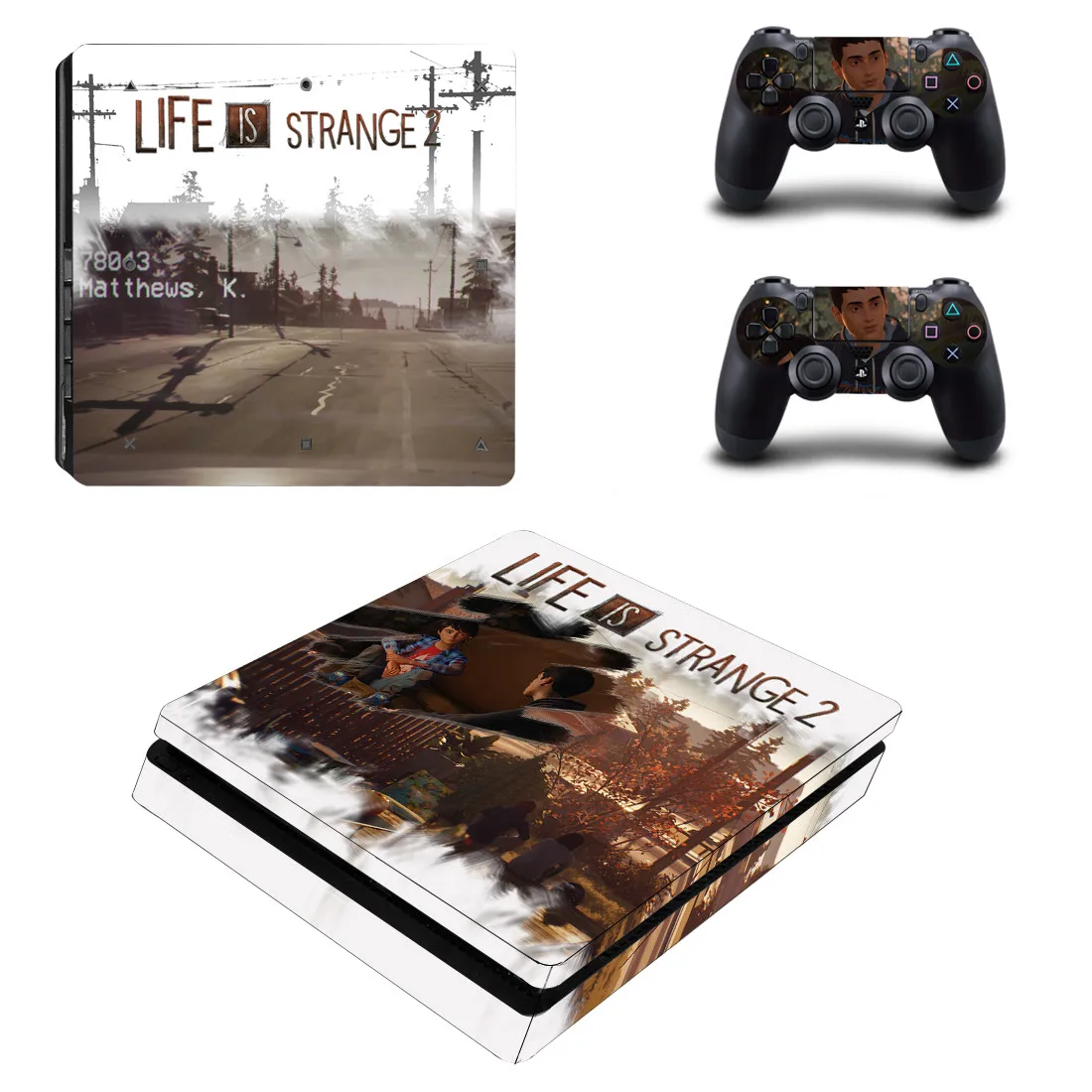 Life Is stranna 2 PS4 тонкие наклейки PS 4 Play станция 4 тонкие наклеивающиеся Переводные картинки для детей playstation 4 тонкая консоль и контроллер