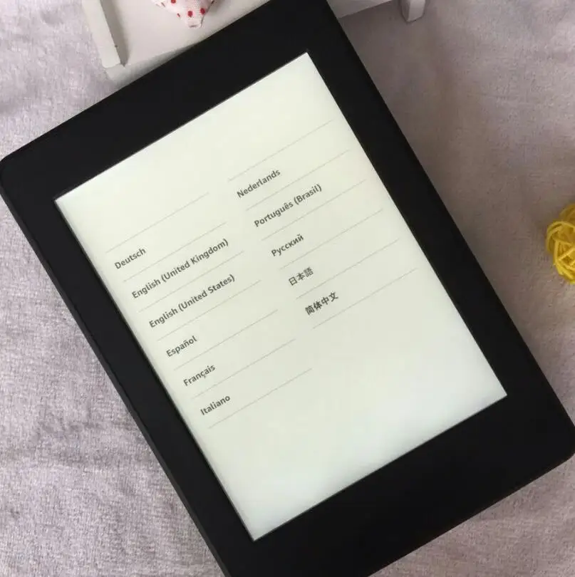 Ebook Reader Original Kindle 8th Kindle 6th Registerable E-Book Kindle6 Touch Screen Ebook Without Backlight E-ink 6inch Ink Screen