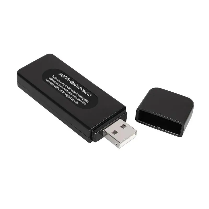 Портативный автомобильный DAB/DAB+ Цифровая литиевая батарея адаптер USB RDS fm-радио приемник с антенной подходит для всех моделей на рынке