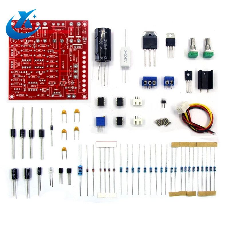 0-30 в 2mA-3A DC Регулируемый источник питания DIY Kit непрерывный регулируемый ток ограничитель защиты для школы, образования, лаборатории