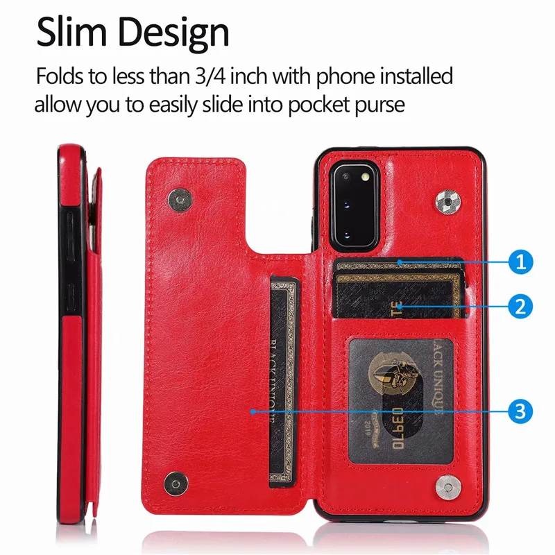 Leather Magnetic Stand Flip Phone Case (25)