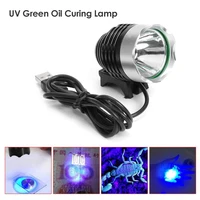 Multi-funzionale USB ultravioletto UF asciugacapelli LED lampada per polimerizzazione colla UV olio verde luce per manicure viola per vernice gel