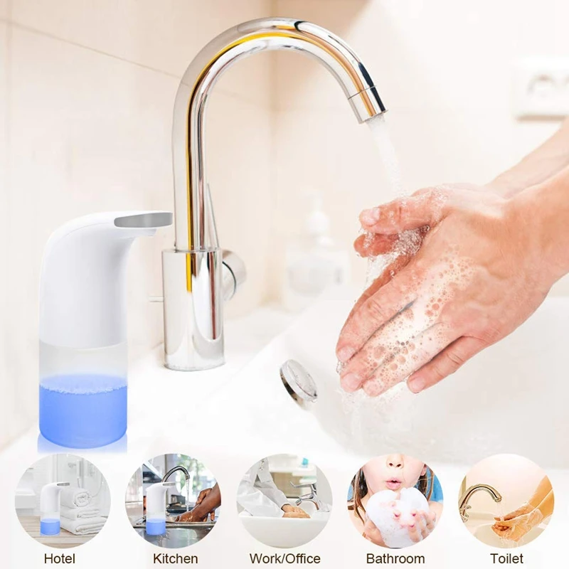 New-350ml Автоматическая Индукционная пена для мытья мобильного телефона ванная комната Интеллектуальная Индукционная Пена мыло инфракрасный дозатор индукции