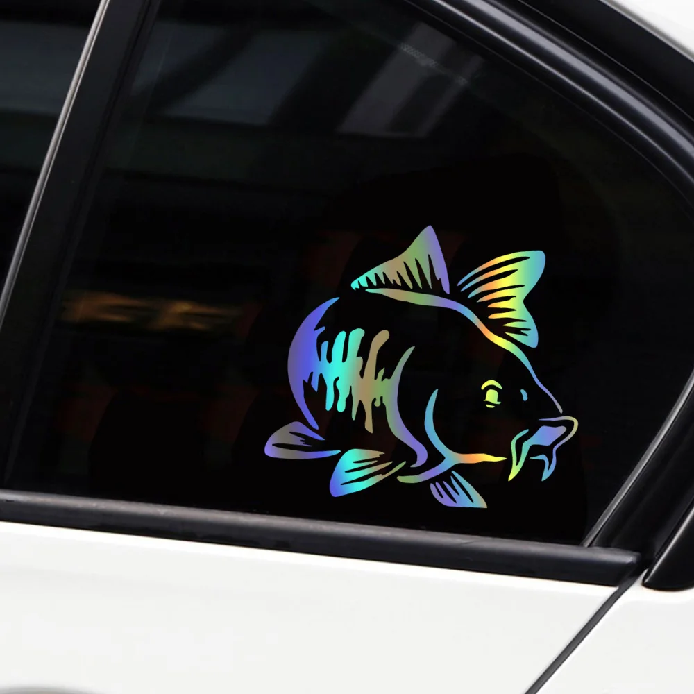 Car-styling Funny Go Fishing and Carp Hunter Car Decal Stickers 3D Car  Styling Decoration on The Car Window Vinyl Glue Sticker - AliExpress