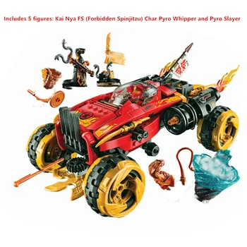 

Ninja Series Katana 4X4 Vehicle Model Building Blocks Sets with Figures Compatible Ninjagoed 70675 DIY Bricks Toys