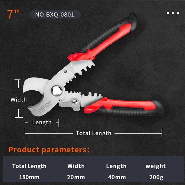 Multi tool pliers Crimping Pliers wire stripper Multi functional Snap Ring Terminals Crimpper BXQ-0801