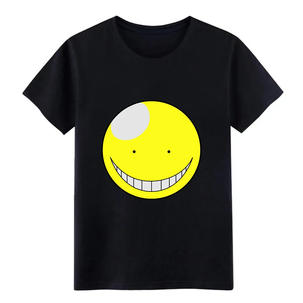 Korosensei Round Face T Shirt Men Designer 100% Cotton S-3Xl Pictures Interesting Humor Summer Style Family Tshirt | Мужская одежда