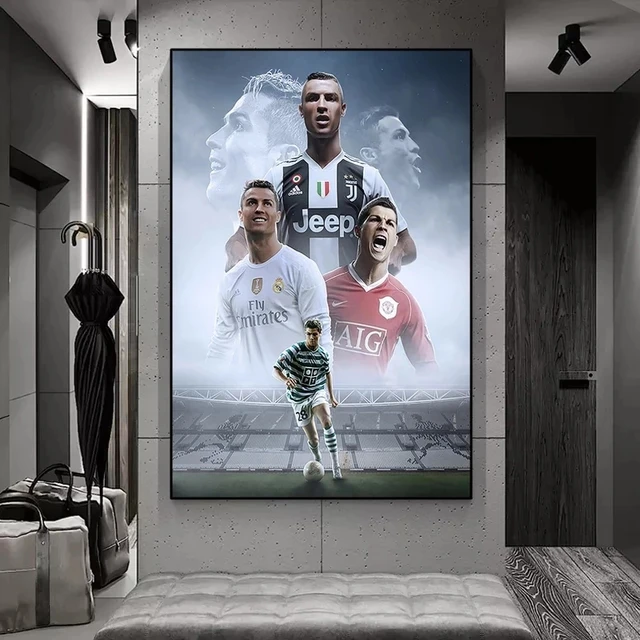 Cristiano Ronaldo Wall Art Paintings Printed on Canvas 4