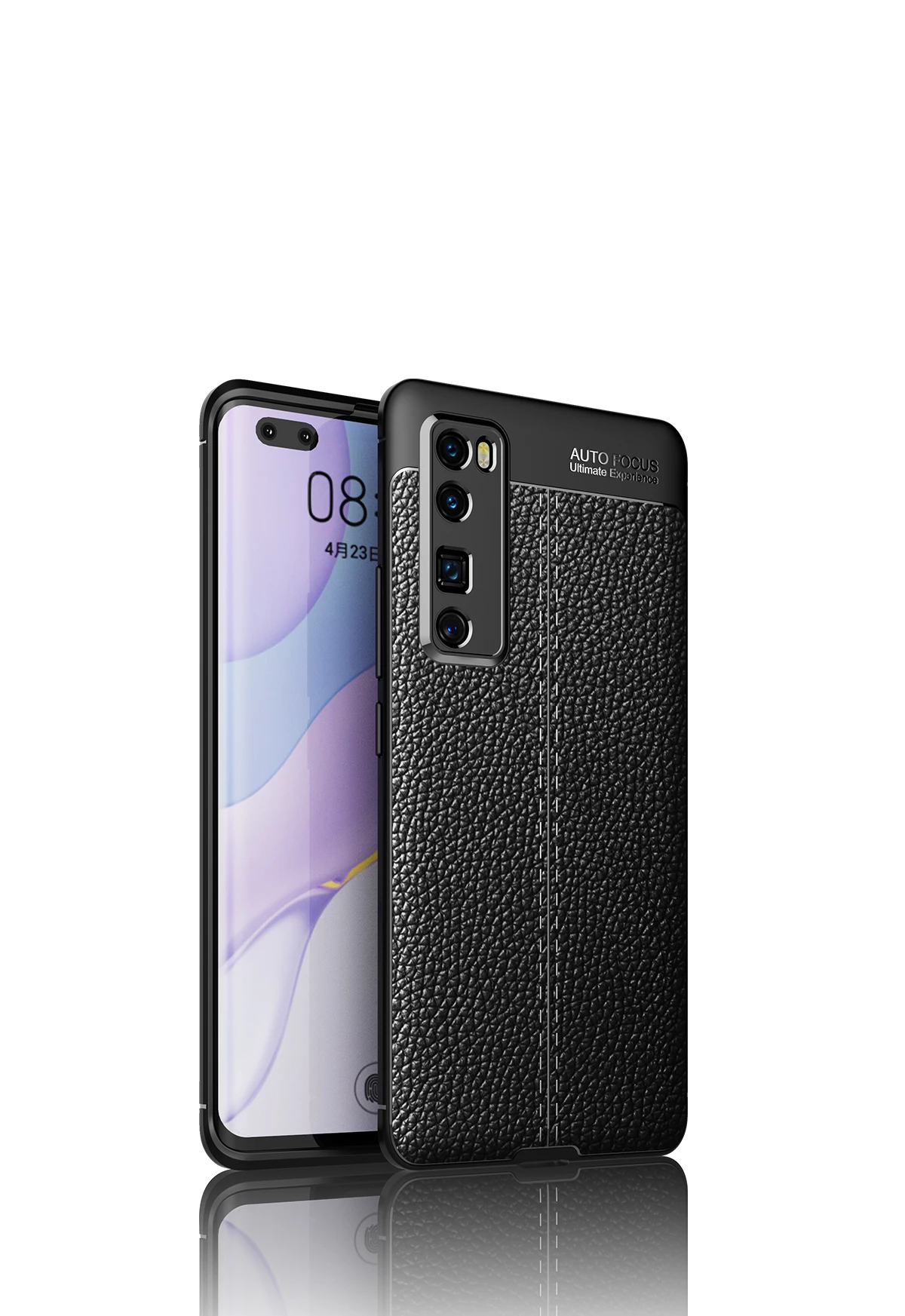 New Phone Case for Huawei Nova 7 7Pro Litchi Leather Pattern Shockproof Back Cover Coque HUAWEI SE Funds | Мобильные телефоны и