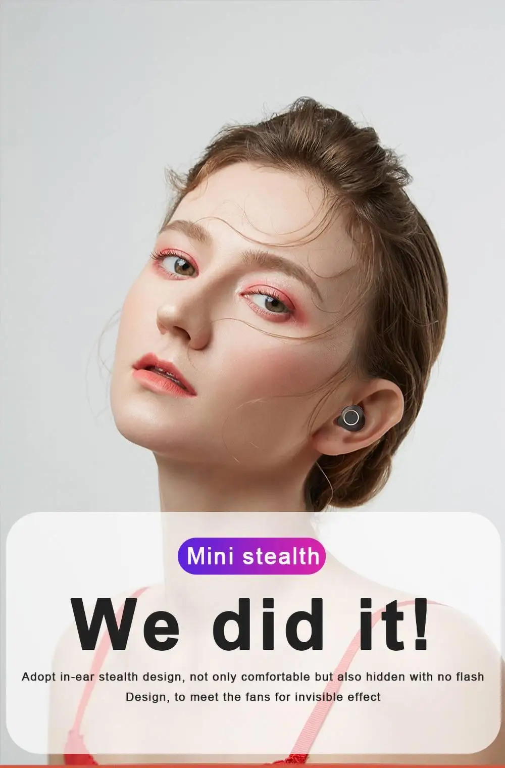 Makibes Wireless Bluetooth Headphones, Qualcomm aptX Stereo Sound Touch Control 26H Playtime Built-in Mic Sport in Ear Earphones_4