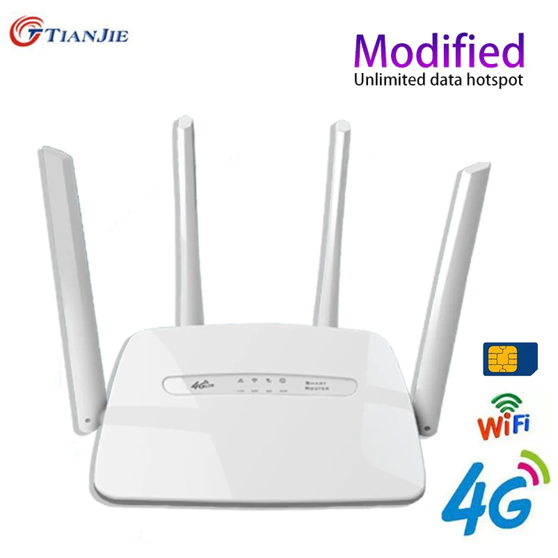 LTE 3G 4G Wifi роутеры Lan Port Cpe Поддержка порта sim карты антенны 300 Мбит/с