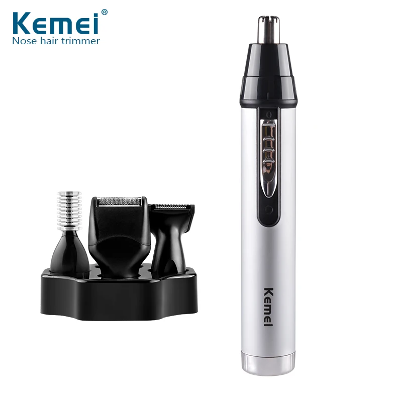 Kemei KM-6650 лучший триммер для бороды и носа машинка для стрижки волос оптом
