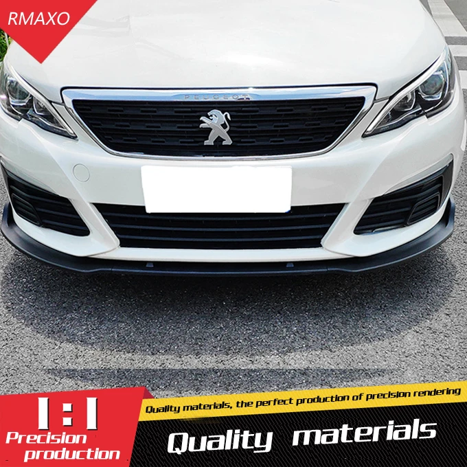 Задний спойлер для Peugeot 308 2016-2018 задний ABS диффузор переднего бампера | Автомобили