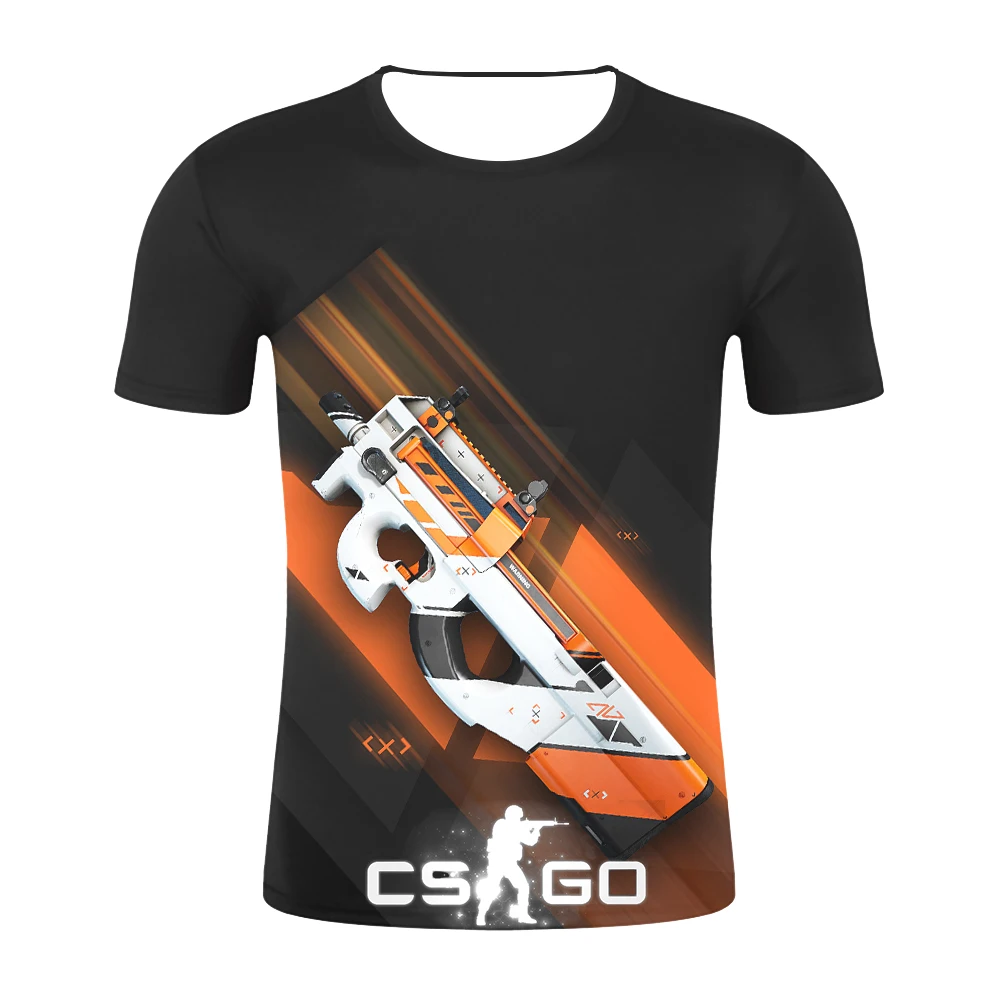 Крутая Мужская футболка CS GO Gamers летняя новинка csgo уютная 3d принт высокое качество
