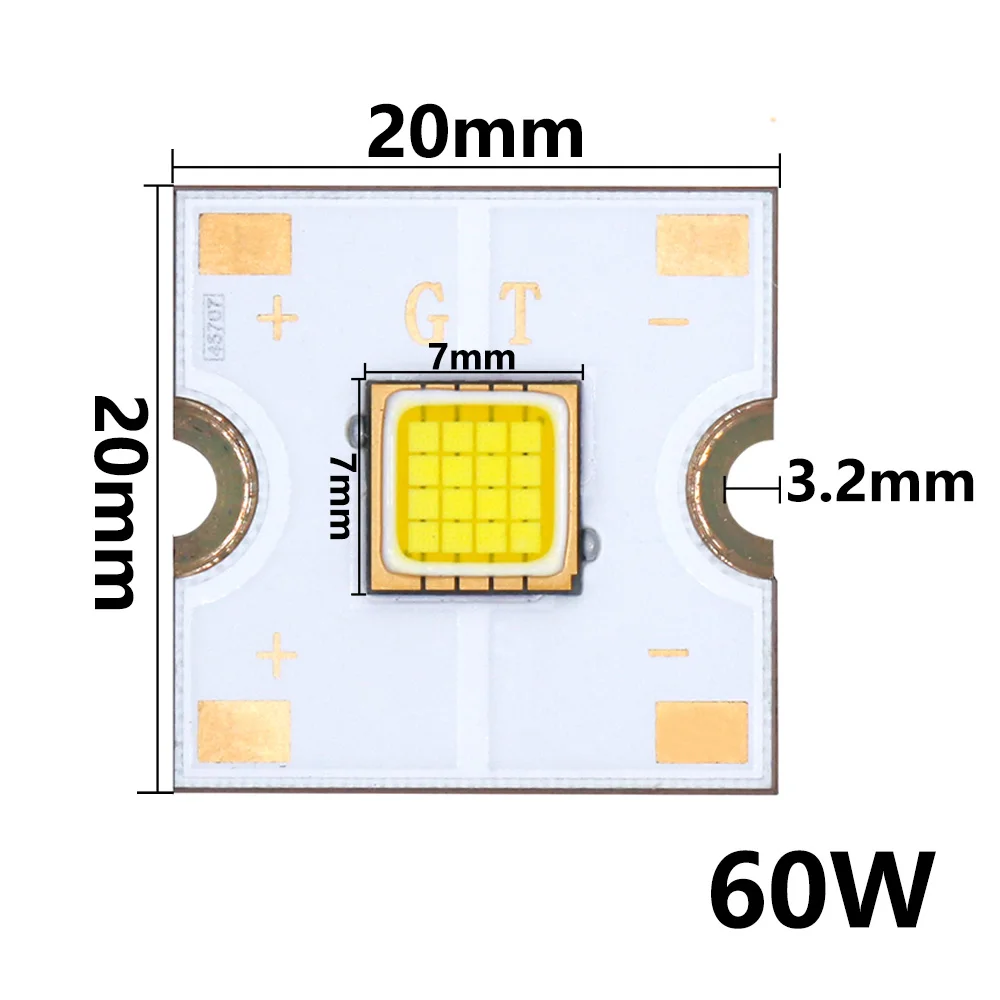 Суперъярсветильник Светодиодная лампа высокой мощности LED бусины 6500K а в виде