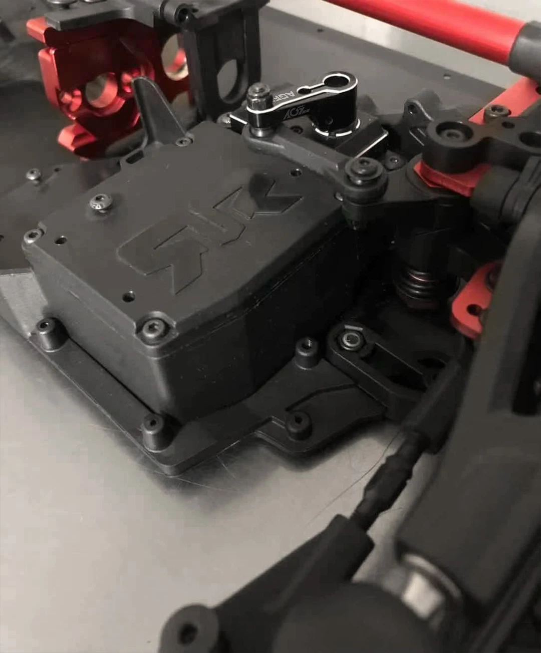 Agfrc hss20ag langlebige 28,3mm Aluminium legierung al7075 25t Spline Lenkung Servo Horn Arm für RC Arrma Kraton Auto Offroad Onroad – Detail 2