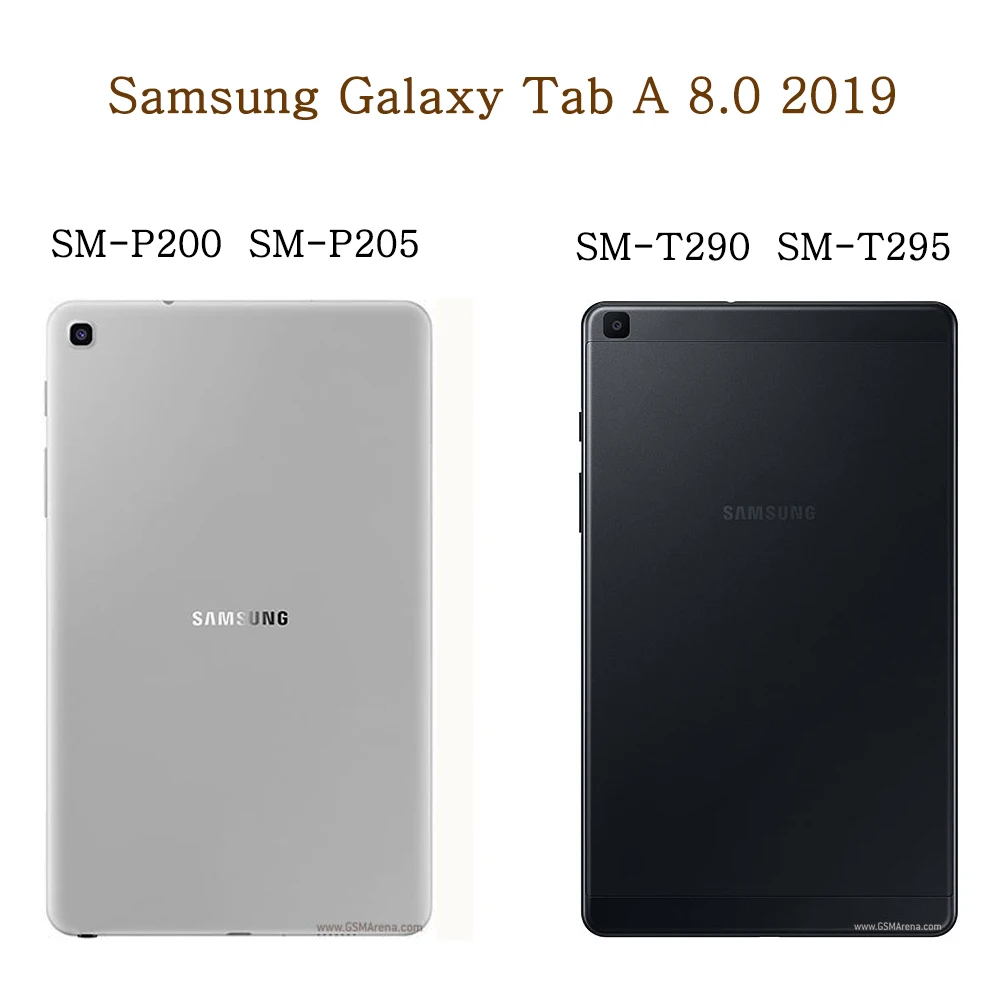 Tablet Case for Samsung Galaxy Tab A 8.0 SM-T290 SM-T295 Trifold Case PU Leather Flip Smart Cover