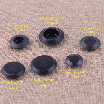 

CITALL Universal A6831 HE45 141 Mixed Plugs Button Flush Mount Sheet Metal Fasterner 6 Kinds Assortment Kit fit for Auveco