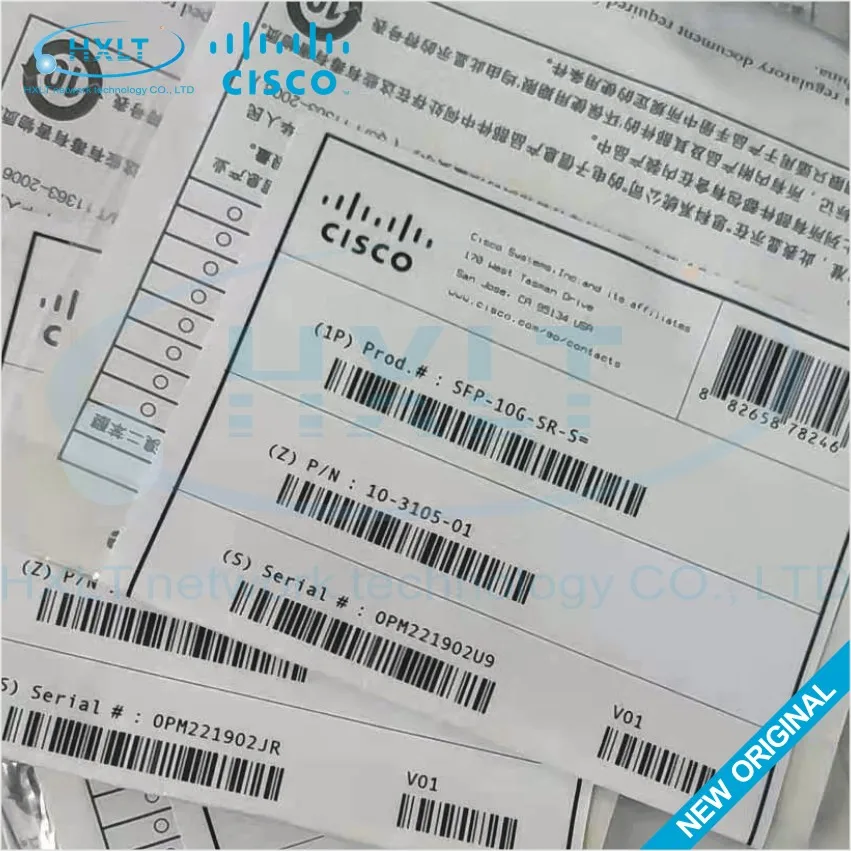 SFP-10G-SR = SFP-10G-SR-S = SFP-10G-SR-X =