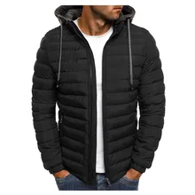 Зимняя мужская куртка, качественное теплое плотное пальто, Зимняя Красная черная парка, Мужская теплая верхняя одежда, модная мужская куртка на утином пуху большого размера