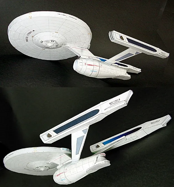 Star Trek U.S.S. Enterprise NCC-1701-A DIY Handcraft PAPER MODEL KIT Handmade Toy Puzzles 1