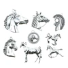 3pcs/lot Charms Horse Antique Silver Color Horse Head Charms Pendant Jewelry Big Horse Charms For Jewelry Making ► Photo 2/2