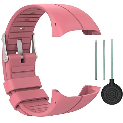 Pink AWINNER силиконовый браслет ремешок для Polar M400 M430 gps спортивные Смарт-часы сменный ремешок для часов браслет ремешок для часов - Цвет: Pink
