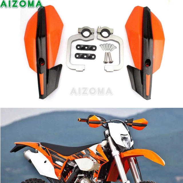  MCHMFG Paramanos de moto de cross con empuñaduras, protectores  de mano de motocicleta de 7/8 pulgadas y 1 1/8 pulgadas para cuatrimoto,  soporte universal para motocross todoterreno, color blanco : Automotriz