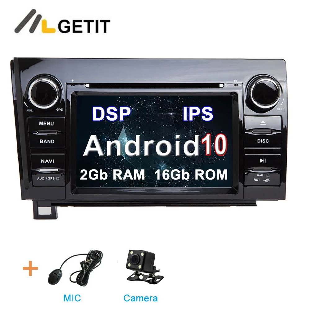 CARPLAY MIC CAMERA CARPLAY DSP ips Android 10 автомобильный стерео плеер gps Радио для Toyota Tundra(2007-2013) Sequoia(2008-) Авто Радио Навигация - Цвет: CARPLAY MIC CAMERA