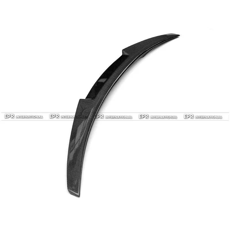 Автомобиль-Стайлинг для Audi 10-16 A5 2 двери Coupe M4 Стиль углеродного волокна задний спойлер глянцевая отделка багажника крыло сплиттерная губа отделка