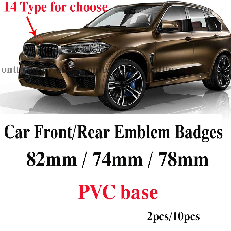 

82mm 74mm 78mm Car emblem Caps With epoxy label Covers Auto Front Bonnet Logo Boot Trunk Badge for E60 E90 F10 F30 F15 E91 E92