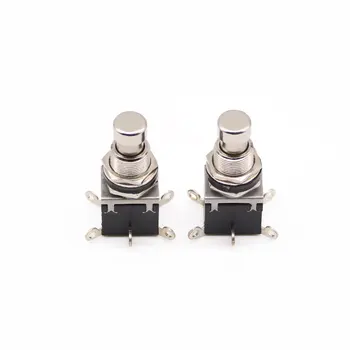 

5 PCS DPDT 6Pins ON-(ON) PBS-24-212 Momentary Electric Foot Pedal Switch For Electric Guitar