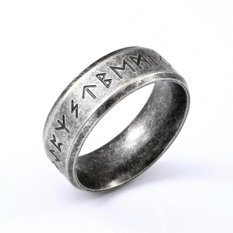 Punk Hollow Ring Silver Unisex Nail Ring Hip Hop Style_voghion.com
