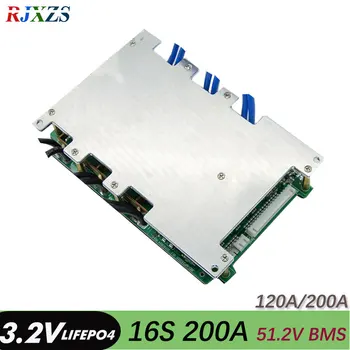 

bms 16S 200A bms 120A/200a 58.4v new 51.2v lifepo4 large high current BMS PCM for electric car 200a bms