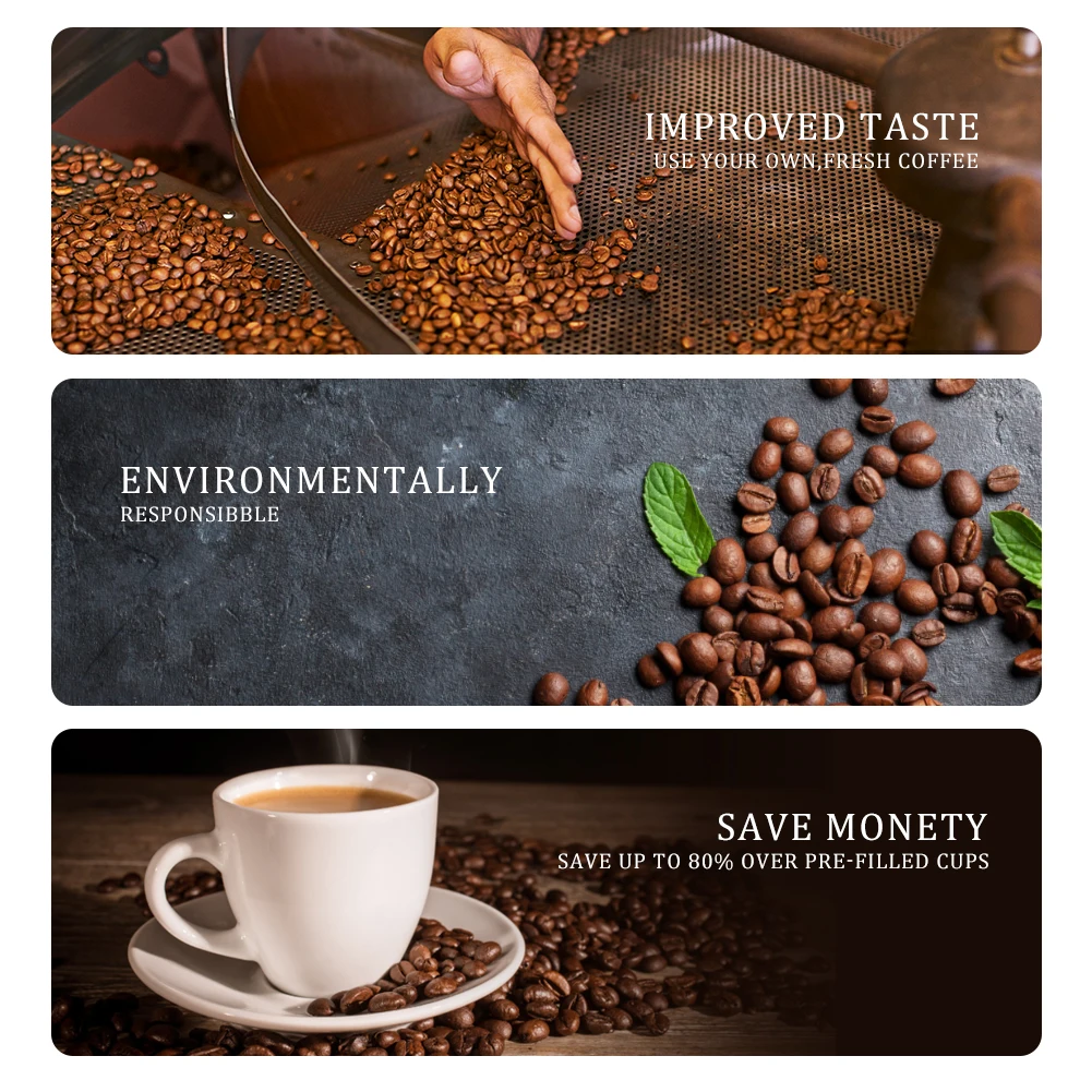 Nachfüllbare Kapseln aus Edelstahl, neues Update, wiederverwendbarer Kaffeepad-Filter, permanenter Kaffeehalter aus Metall für Dolce Gusto Brewers – Detail 14