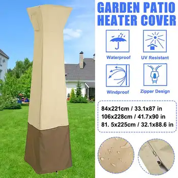 

Heavy Duty 210D Oxford Waterproof Cover Gas Pyramid Patio Heater Cover Furniture Protector Dust Covers 3 Size All-Purpose Covers