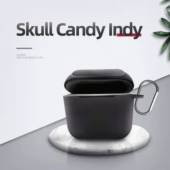 

Earphone Case Solid Scratchproof Protective Storage Cover Anti Drop Portable Waterproof With Hook Durable For Skull Candy Indy