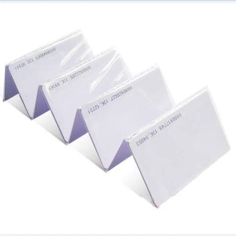 

600pcs/lot TK4100 4102 /EM 4100 chip RFID 125KHz blank card Thin PVC ID Smart Card