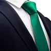 RBOCOTT Classic Mens Necktie 8cm silk Jacquard Tie Solid Green Red Gold Ties For Man Business Wedding Party Gift ► Photo 1/6